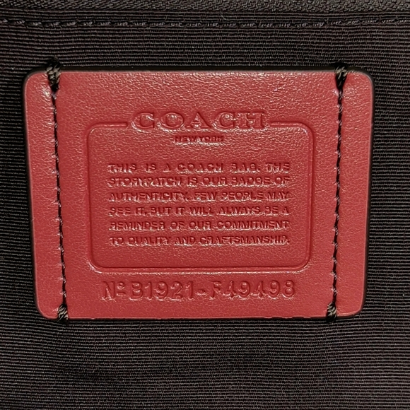 Coach Designer Backpack Signature Leather Bag - Picture 14 of 14